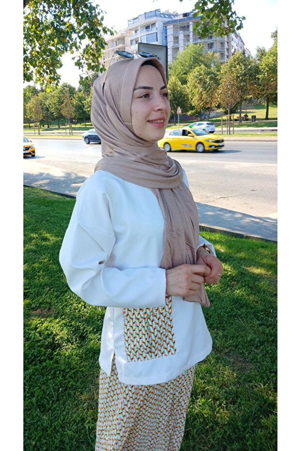 وشاح شال عملي من القطن الممشط - 6