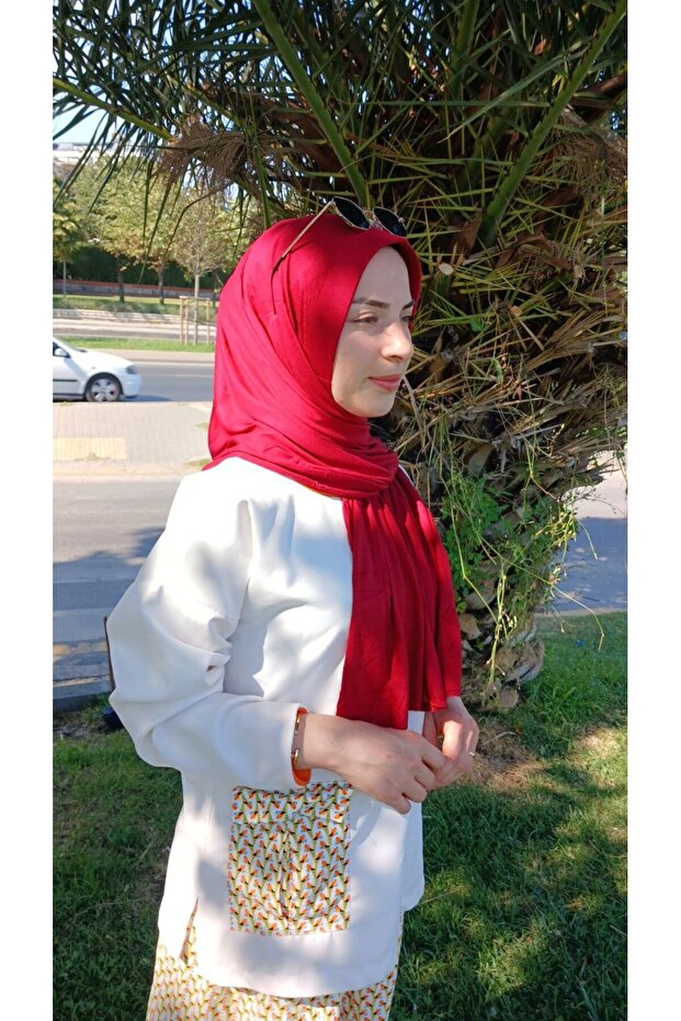 وشاح شال عملي من القطن الممشط - 2