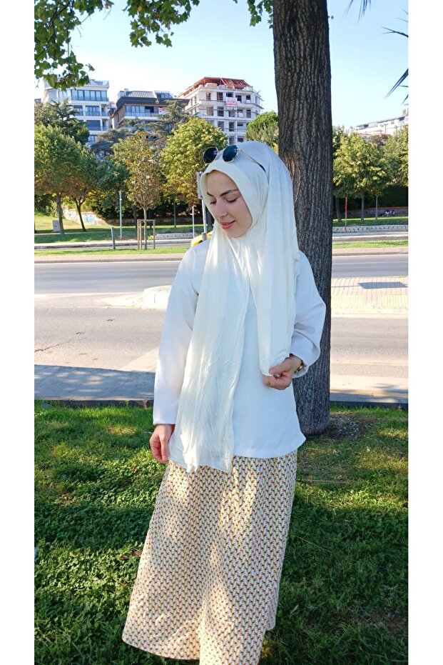 وشاح شال عملي من القطن الممشط - 5