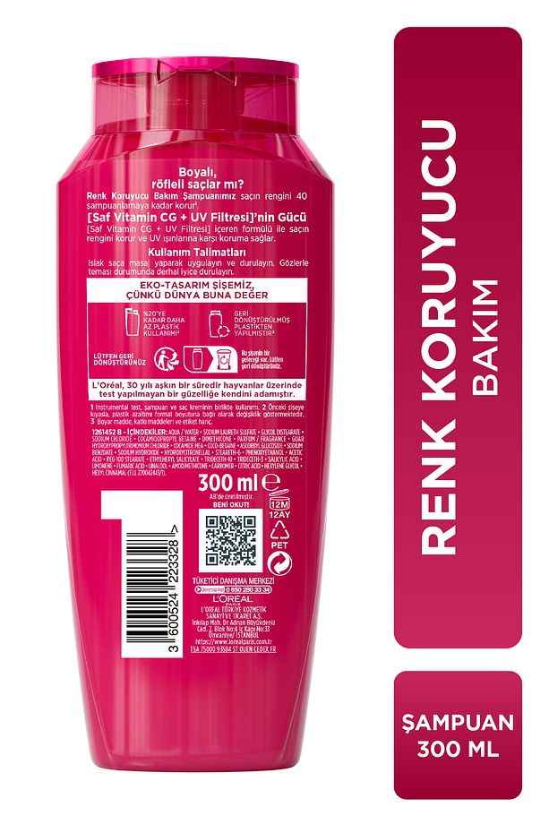 Color Vive Renk Koruyucu Bakım Şampuanı 300 ml - 8