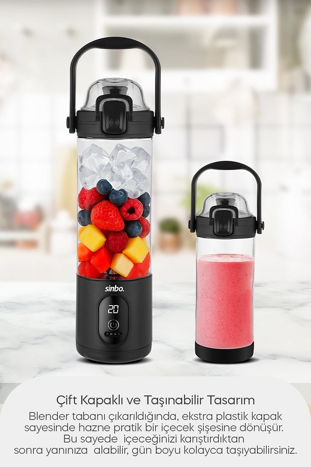 SHB-7504 Portatif Taşınabilir Blender - 7