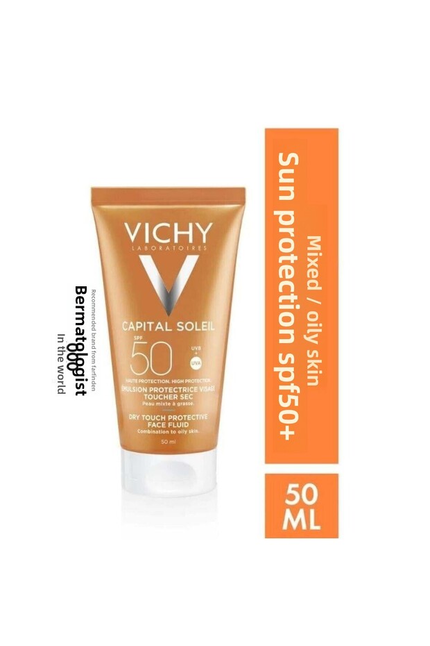 Capital Soleil SPF50 High Protection Facial Sunscreen for Combination/Oily Skin, 50ml