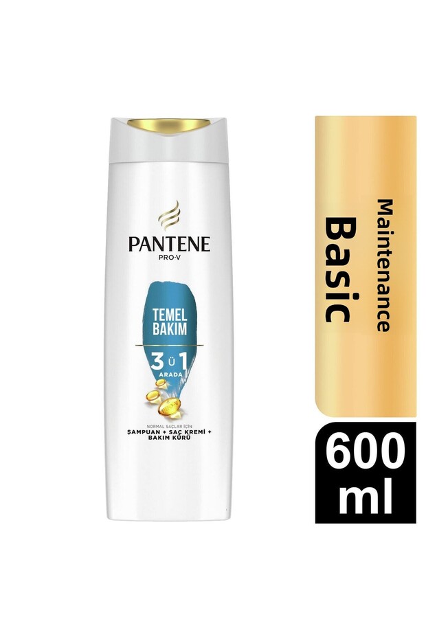 600 ml Basic Care 3 in 1 Shampoo - 2