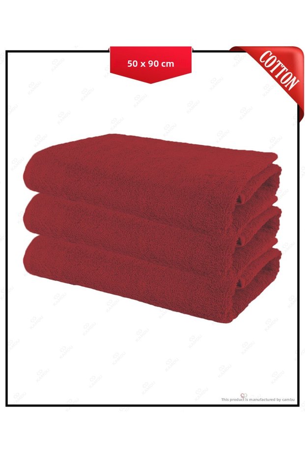 3 Pcs 50 X 90 cm Cotton Barber Towels, Hairdresser Towels, Sports Towels, Fitness Towels