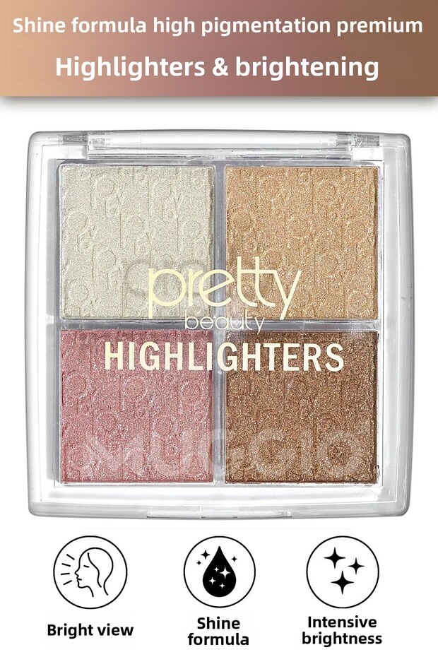 Highlighter & Illuminator Premium 4-Pack - 1