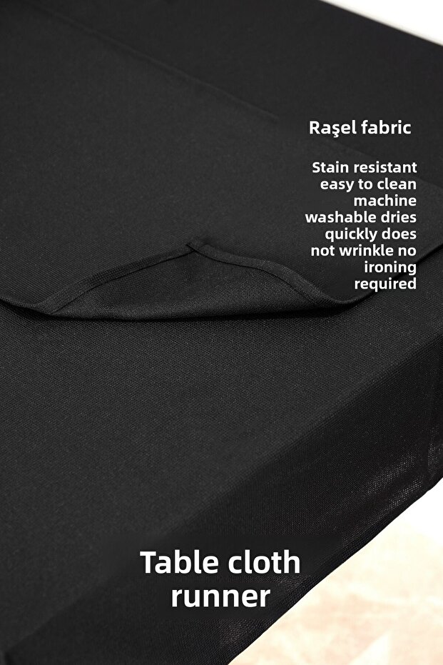 Smooth Set Tablecloth and Runner Set Table Cloth Dowry Set (Tablecloth and Runner) - 3