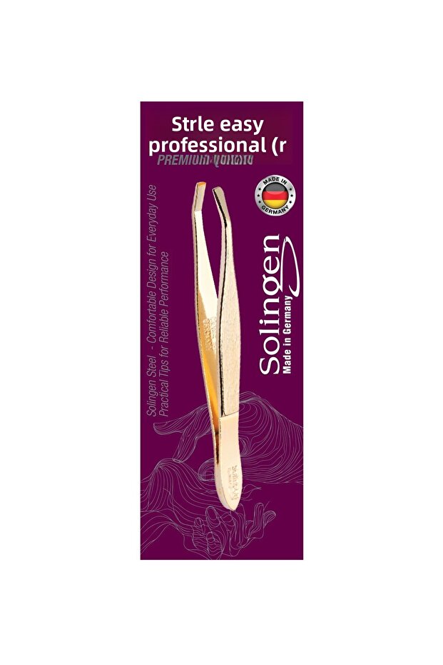 6230 Solingen Gold Steel Tweezers - Fine Tip
