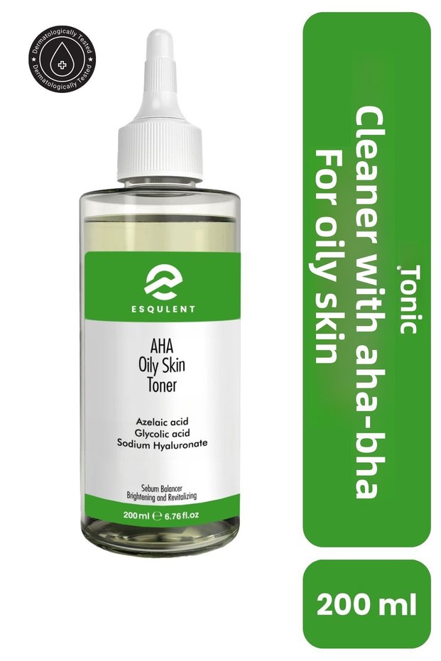 Aha Oily Skin Toner / Anti-Acne Tonic Containing Aha for Oily Skin 200 ml