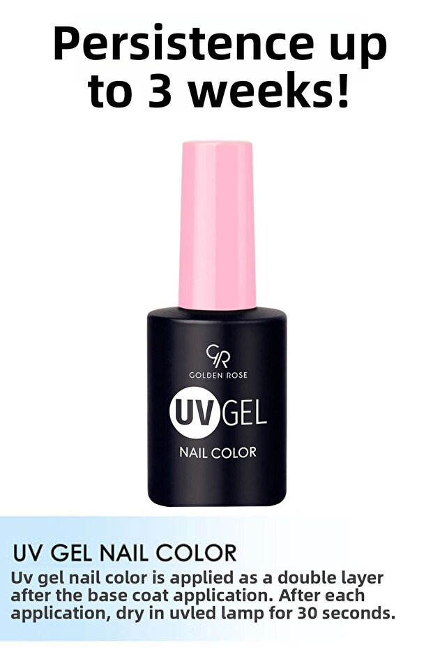 Uvgel Nail Color Permanent Nail Polish 107