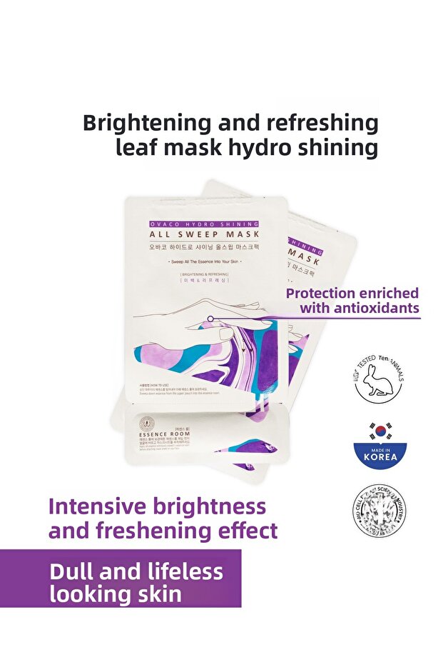 Brightening and Revitalizing Sheet Paper Face Mask | Hydro Shining | Niacinamide