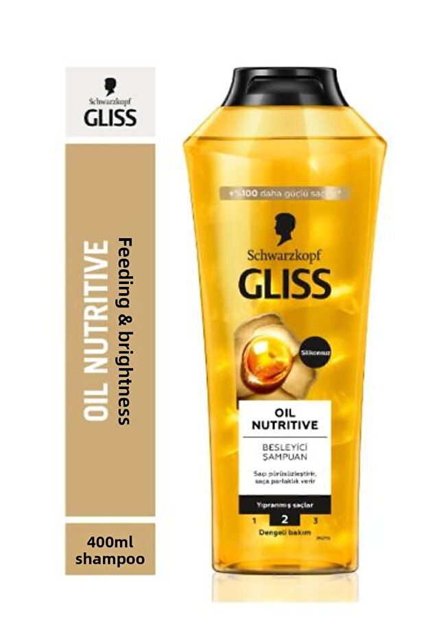 Oil Nutritive Shampoo 400ml X Set of 3 - 2