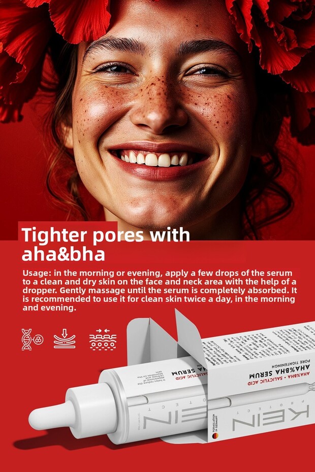 Aha & Bha Revitalizing, Pore Tightening and Moisturizing Serum 50ml - 4