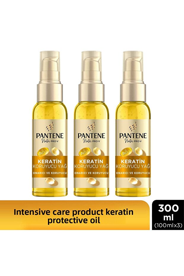 Intensive Care Product Keratin Oil 100ml X3 Pieces