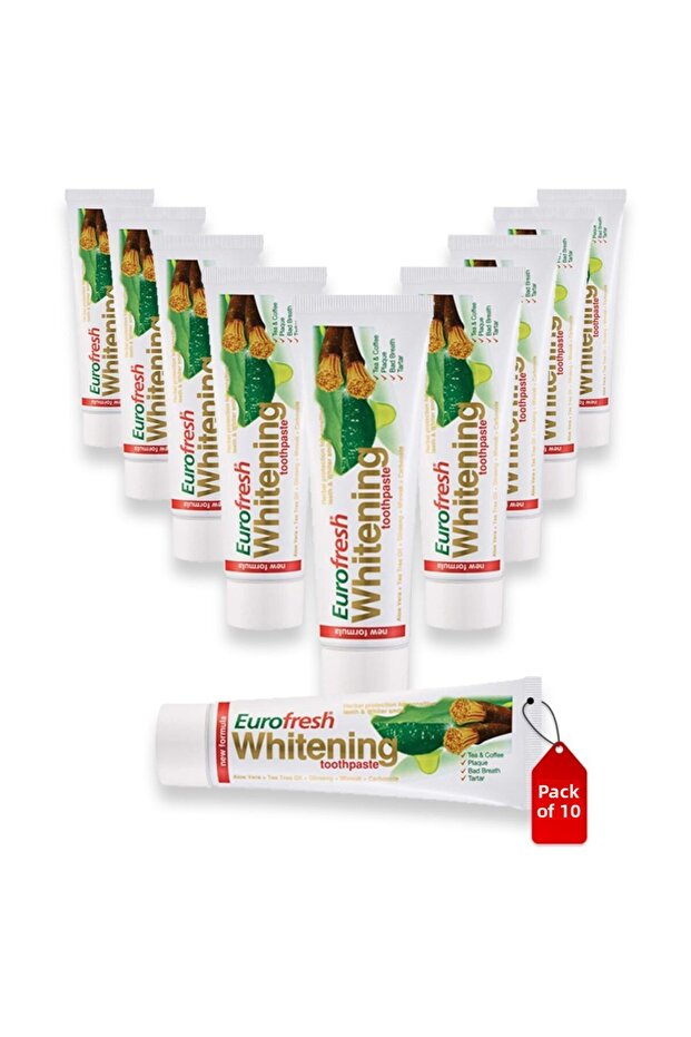 Eurofresh Whitening Toothpaste with Miswak 112gr x 10 Pieces