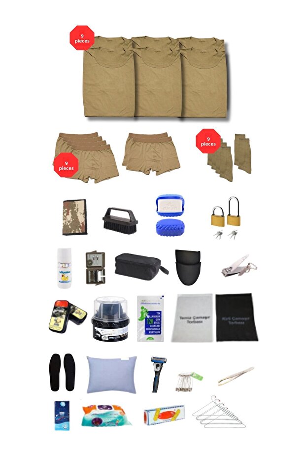 6-Pack Basic (Need) Recruit Soldier Set - Recruit Soldier Set - Remunerated Militarization Supplies