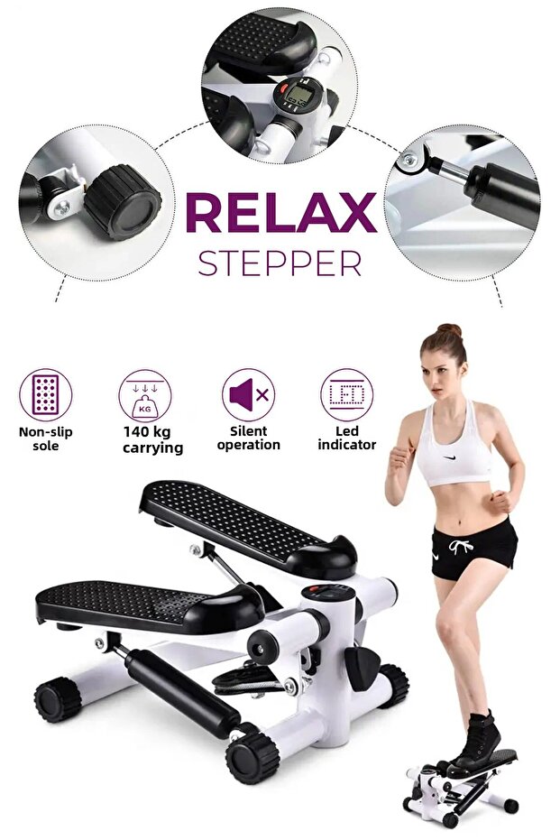 Double Shock Absorber Double Resistance String Stepper with Digital Display - 5