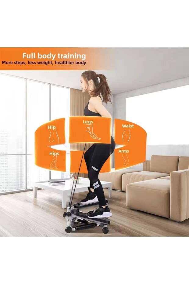 Double Shock Absorber Double Resistance String Stepper with Digital Display - 3
