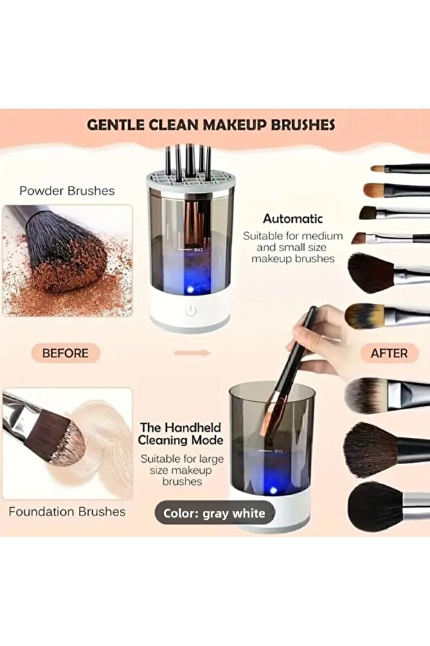 ماكينة تنظيف فرشاة المكياج الكهربائية - 4