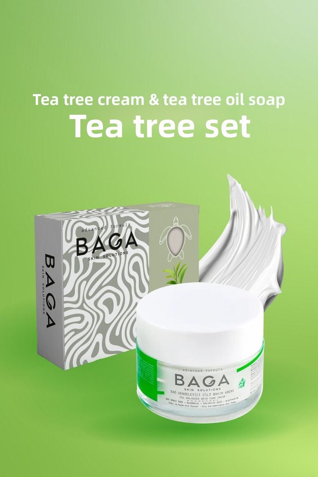 CreAm Colored TeA Tree And Oil SoAp Set
