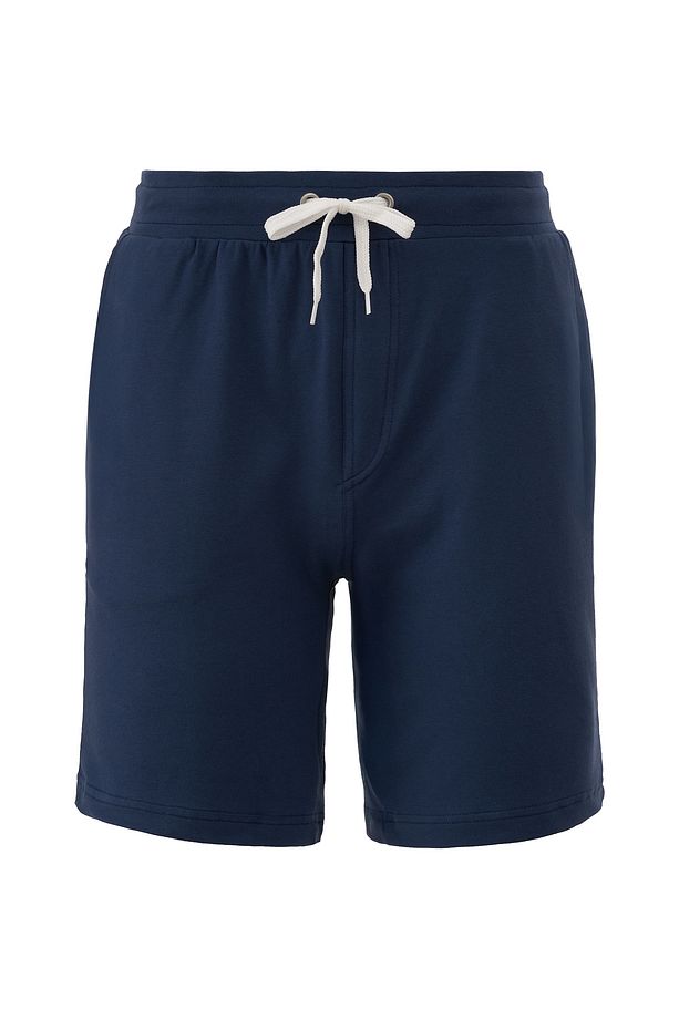 Pamuklu Erkek Indigo Casual Şort 2 Iplik Yan Cepli Bağcıklı Regular Fit Boru Paça Günlük Bermuda - 4