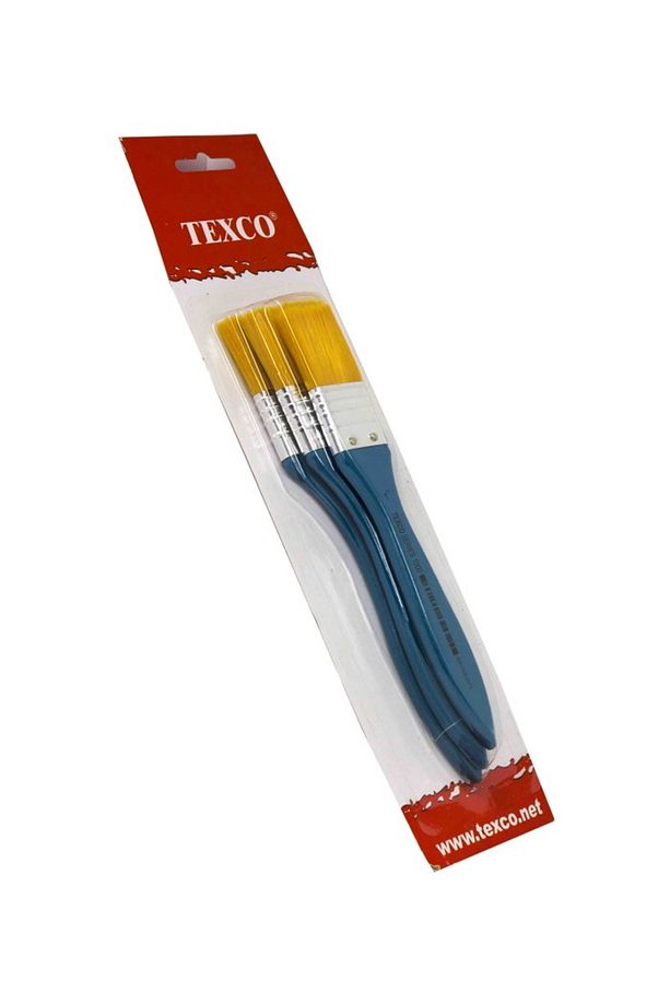 Texco 1000 Serisi Zemin Fırçası 3'lü Set Mavi - 1