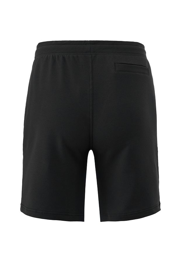 Pamuklu Erkek Siyah Casual Şort 2 Iplik Yan Cepli Bağcıklı Regular Fit Boru Paça Günlük Bermuda - 4