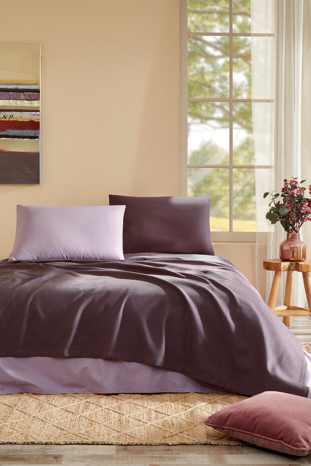 مجموعة بيكيه مزدوجة ملونة - 1