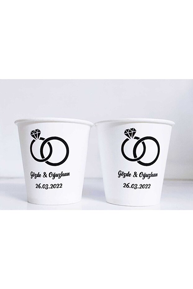 Karton Bardak 7 Oz 100 Adet Baskılı - 7