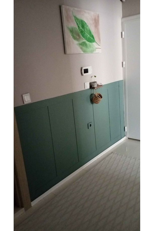 Lx Iskandinav Duvar Çıtası 100 Cm X 8 Cm (5 ADET) Çocuk Odası Dekorasyonu Boyanabilir Duvar Çıtası - 3