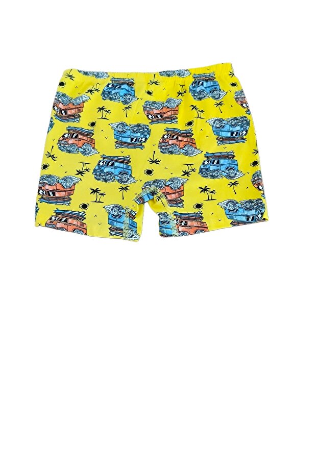 Boy's Dinosaur Patterned 2-Piece Undershirt Set - 2