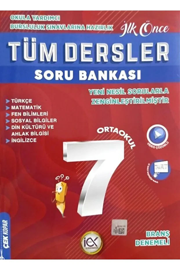 İlk Önce Yayıncılık 7. Sınıf Tüm Dersler Soru Bankası - 1