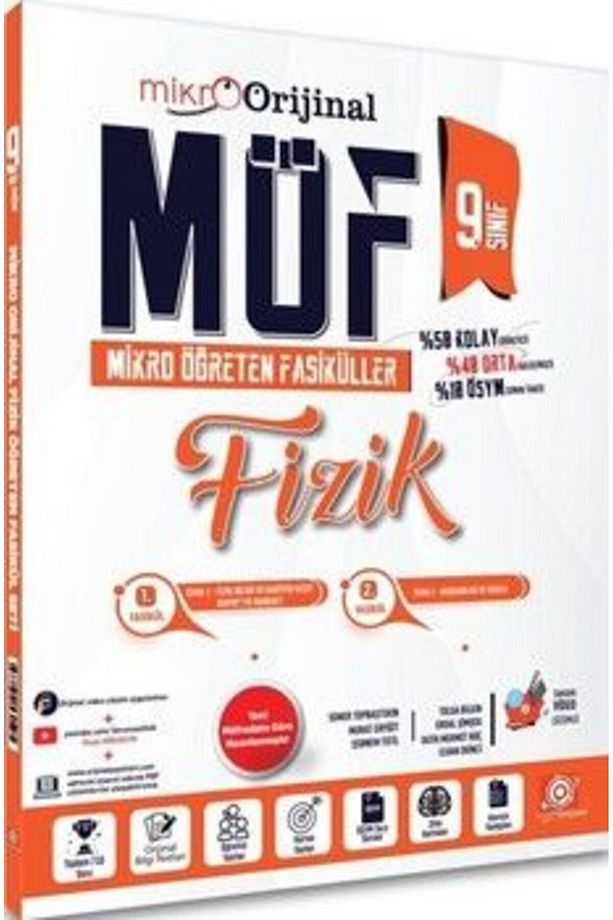 Orijinal Mikro 9. Sınıf Fizik Möf Mikro Öğreten Fasiküller - 1