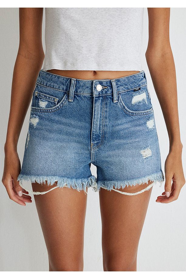 Rosie 90lar Koyu Jean Şort 1447433874 - 8