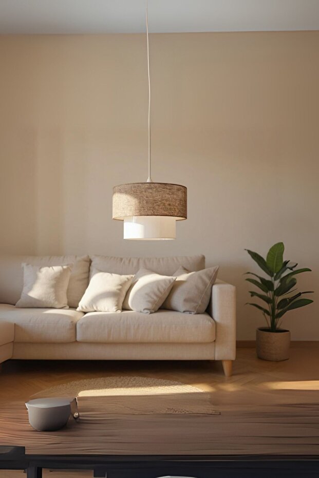 pasta kumaşlı avize - 1