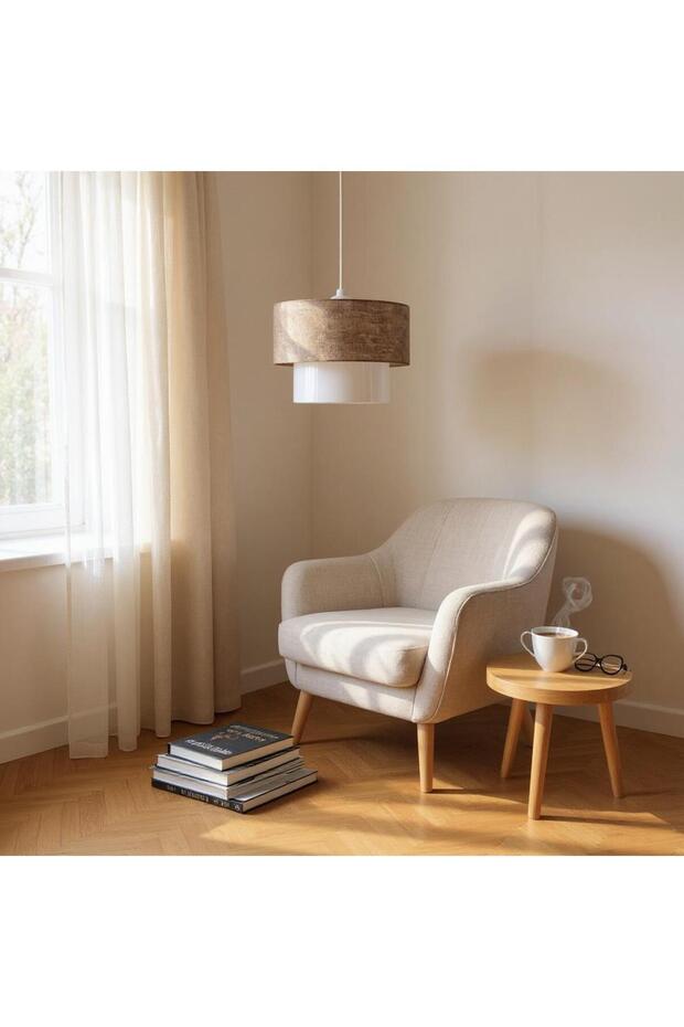 pasta kumaşlı avize - 3