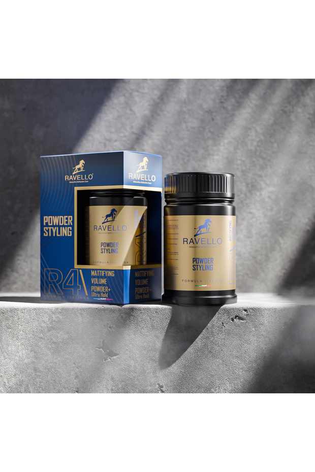 R4 Ultra Sert Toz Saç Şekillendirici Wax – Erkekler İçin Güçlü Tutuş Kontrol ve Hacim- 20gr - 4