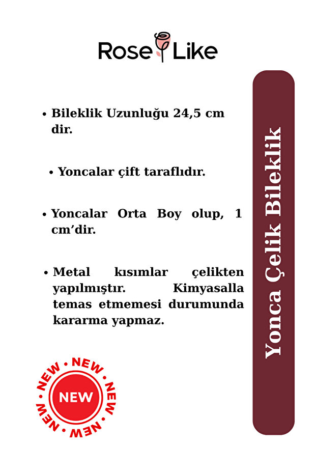 Yonca Çelik Bileklik - 5