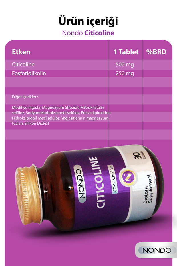 Sitikolin 30 Tablet ( Citicolin Foshotidikolin ) - 4
