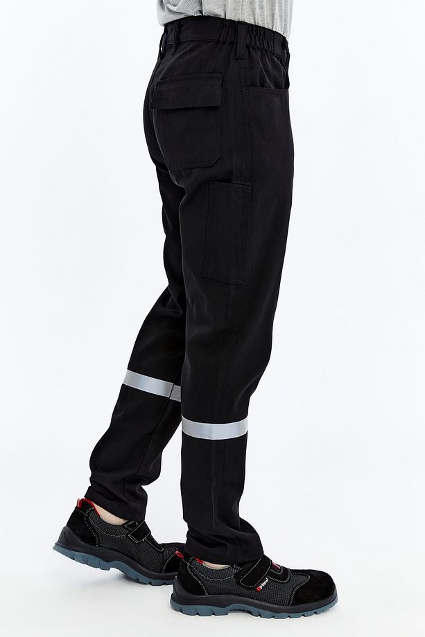 İş Pantolonu Yazlık Basic Model 2 Siyah 5 Cepli - 7