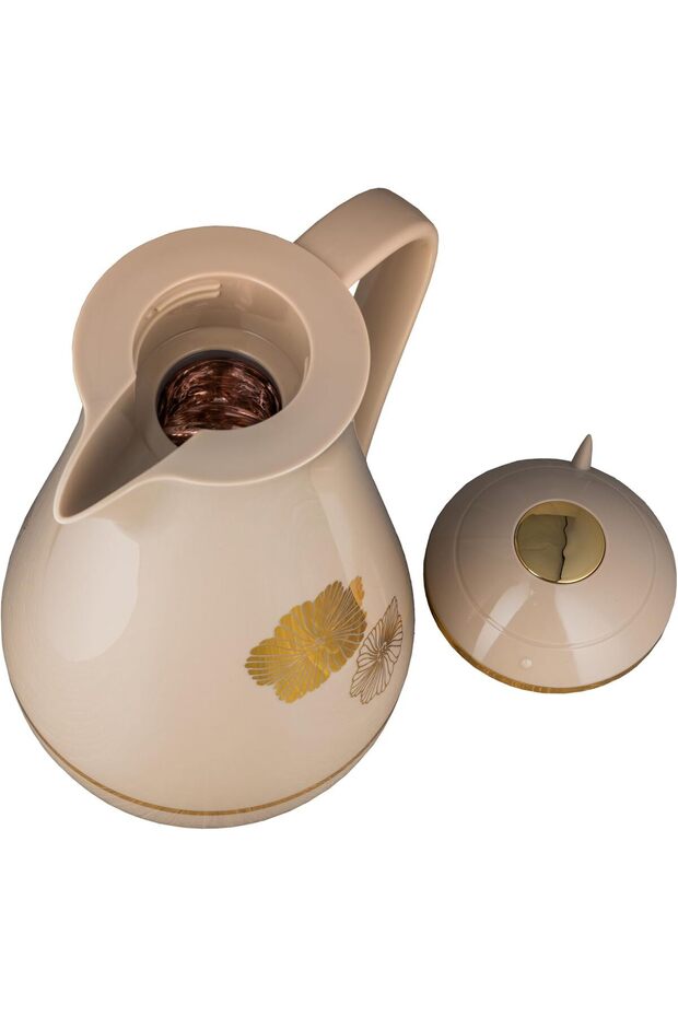 ترمس ديفا للقهوة والشاي، بني، سعة 1 لتر - 2