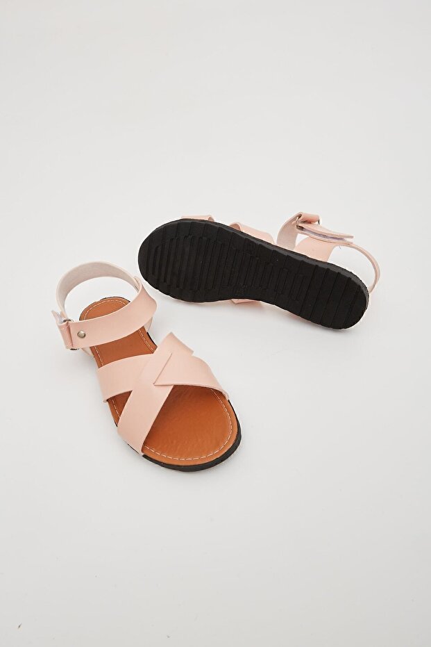 Powder Cross Adjustable Velcro Sandals - 7