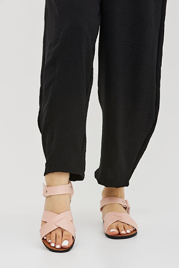 Powder Cross Adjustable Velcro Sandals - 4