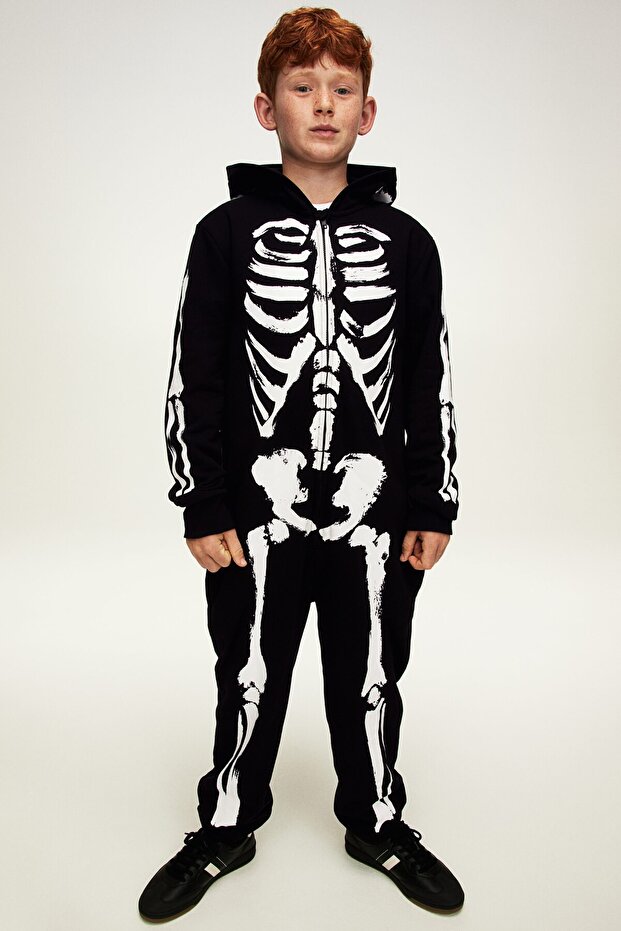 Kapüşonlu Sweatshirt Tulum - 1