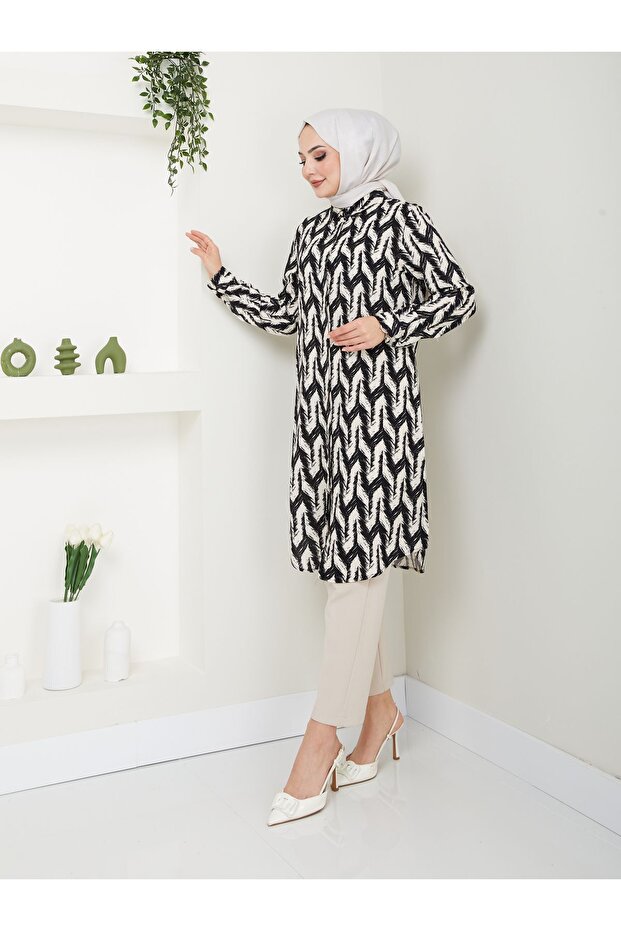 تونيك فيسكوز بنمط متعرج - 4