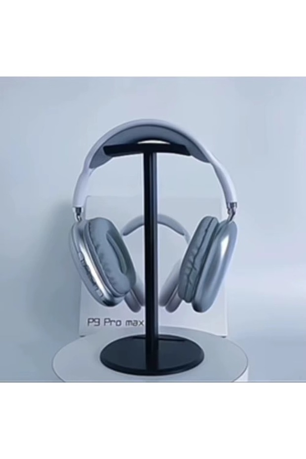 P9 Kablosuz 5.0 Bluetooth Uyumlu Kulaklık Üst Baş Yapısı Süngerli 400mA pil 10 saat müzik çalma. - 4