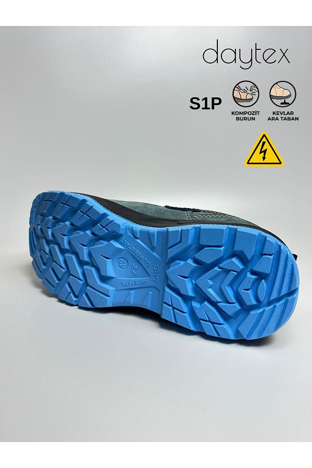 overguard S1P kompozit burun kevlar ara taban yalıtkan elektrikçi iş ayakkabısı rahat hafif - 5