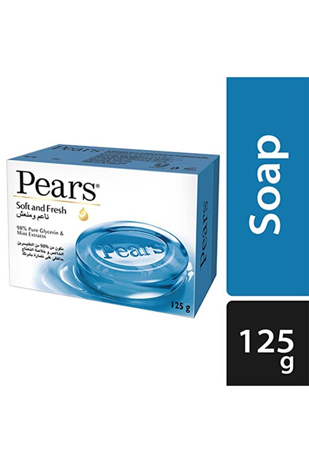 Soft & Fresh Soap Bar With Mint Extracts – 125g | Gentle & Refreshing Care