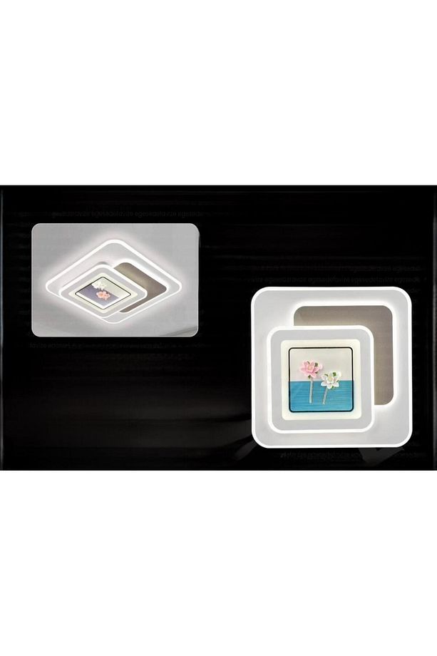 Avize Tasarım Kız Çocuk Çiçekli Şık Ledli Avize - 6