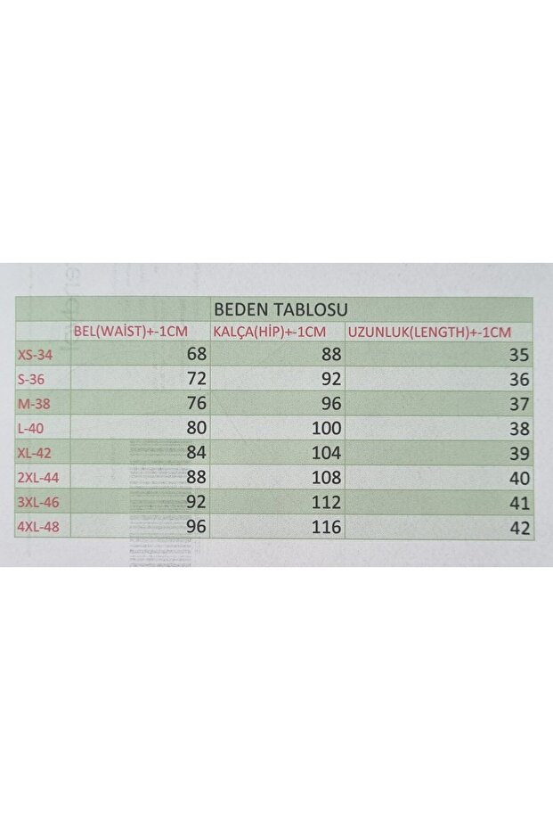 Düğmeli Dokuma Şort Etek - 3