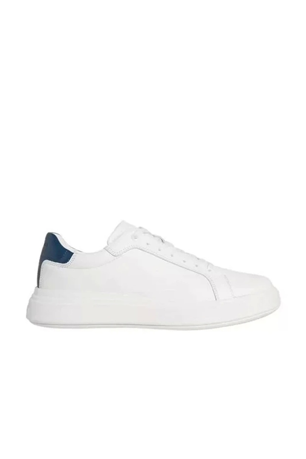 حذاء رياضي أبيض للرجال من LOW TOP LACE UP LTH HM0HM01016-0K6